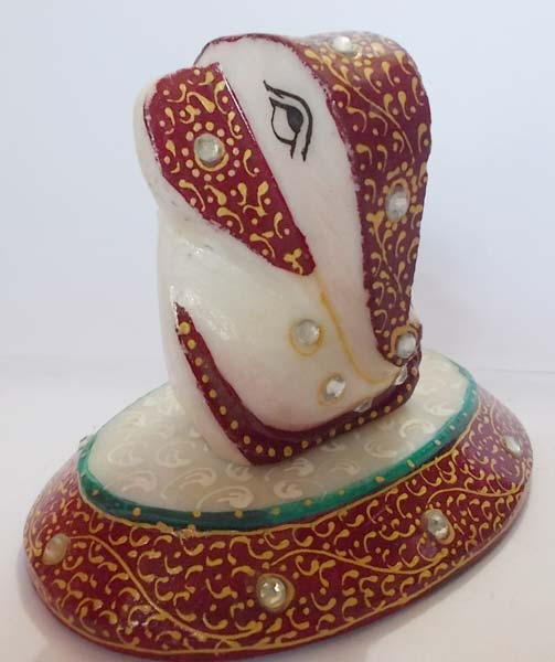 Marble Oval Ganesh