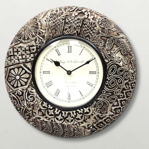 wooden art Wall clock