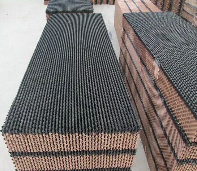 Evaporative Cooling Pad Black Coated Color by Qingzhou Yongsheng Machinery  Co. ltd | ID - 1269628