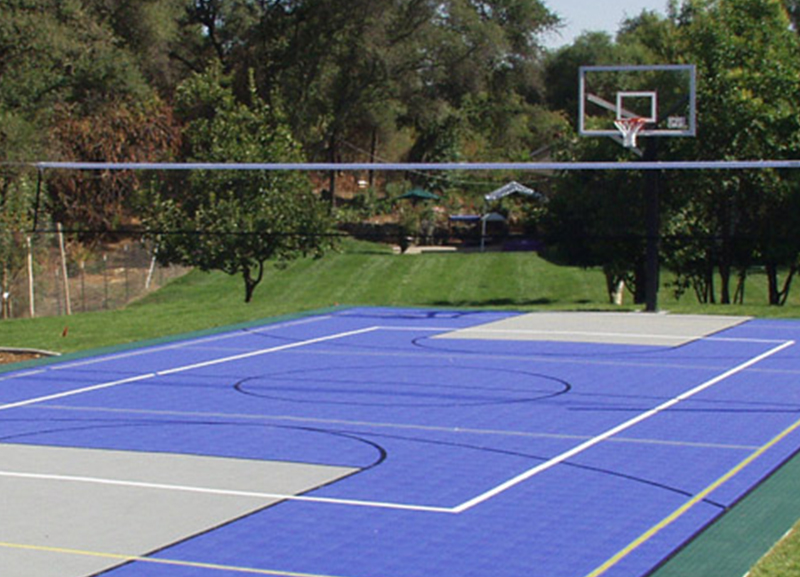 PVC Volleyball Court Floorings, for Sports Playing, Pattern : Checked