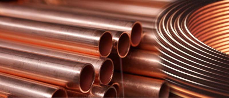 Round Polished Copper Cupro Nickel Pipes, for Gas Supplying, Length : 100-200mm