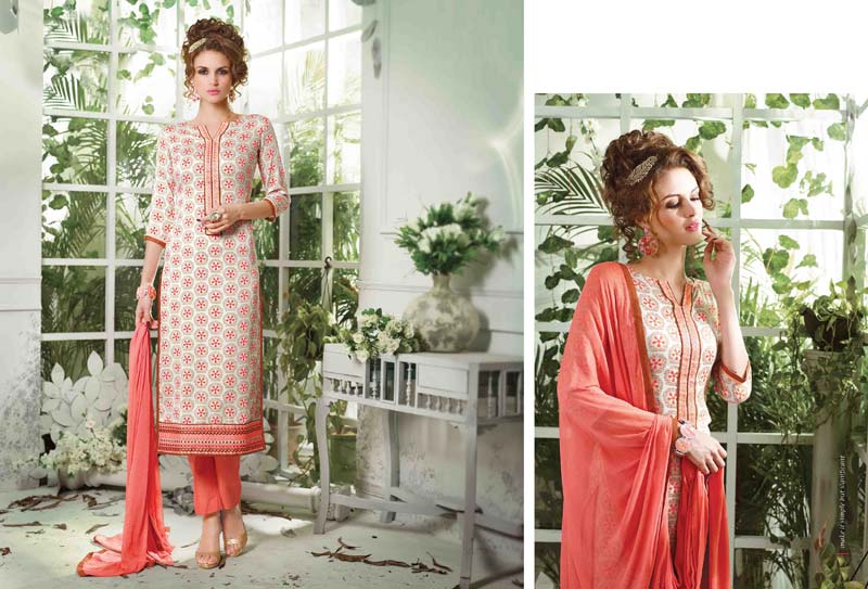 Cotton Pink Color Salwar Kameez