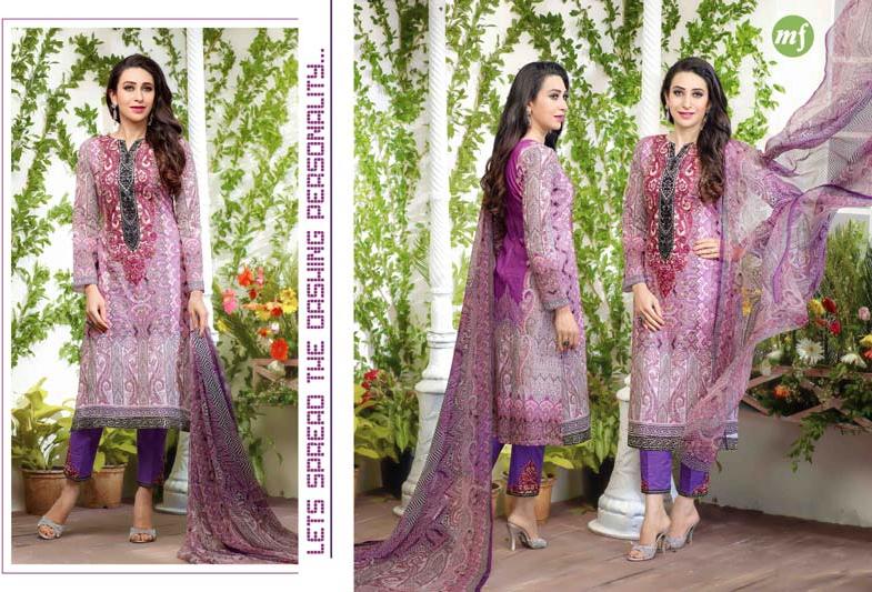 Karishma Kapoor Purple Color Printed Suit-578