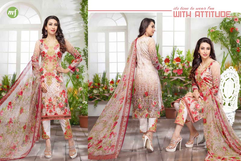 Karishma Kapoor Red Color Printed Suit