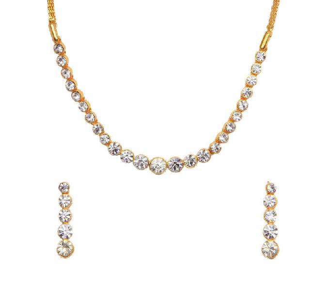 Jack Jewels Gold Plated Beads Necklace, Gender : Female