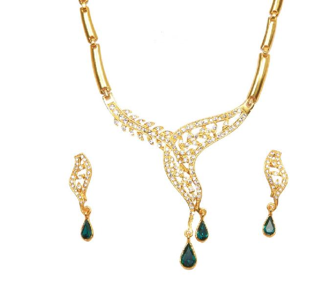 Jack Jewels Gold Plated Peacock Necklace, Gender : Female