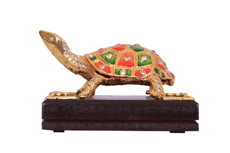 Jack Jewels Gold Tortoise with Meenakari