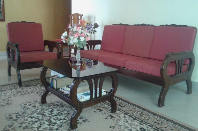 Plain wooden sofa set, Size : Multisizes