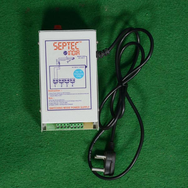 CCTV Camera Power Supply (SI 18), Output Type : 04 Channel Multy Out Put