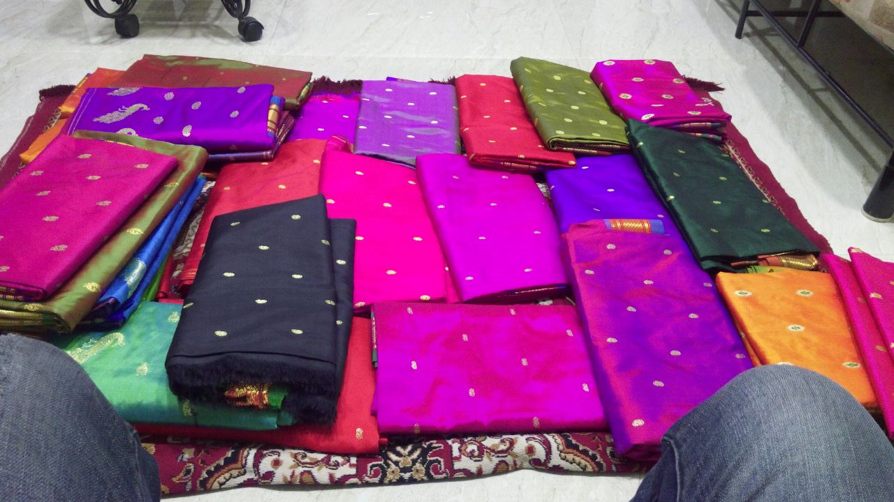 Handmade Paithani Silk Sarees