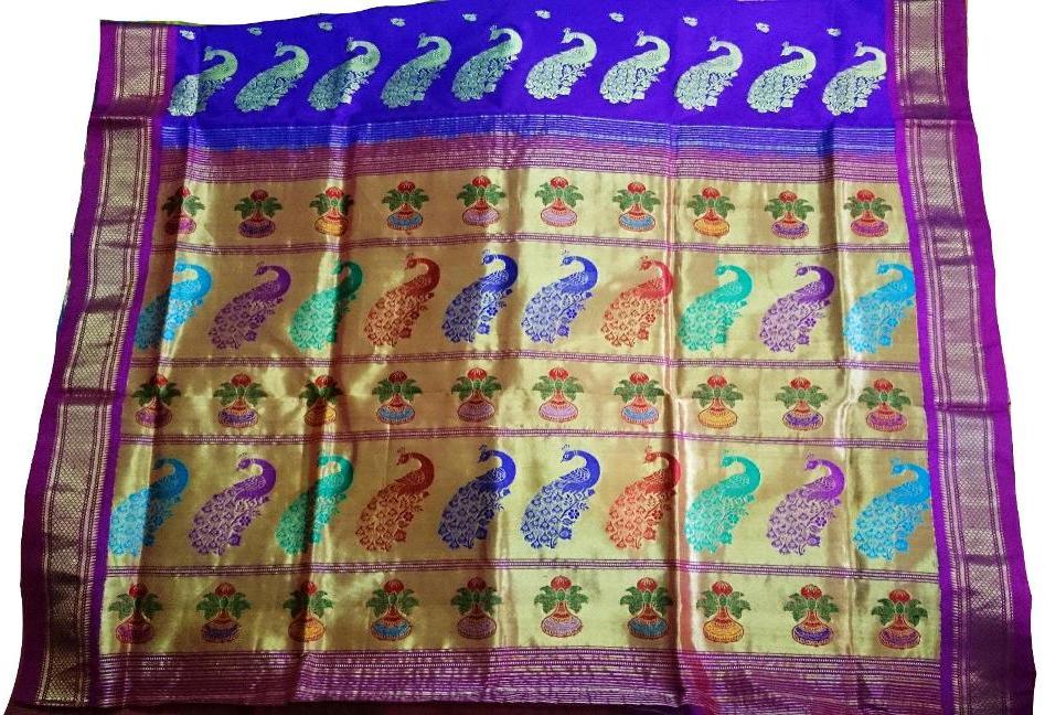 Yeola Paithani Sarees Mor padar