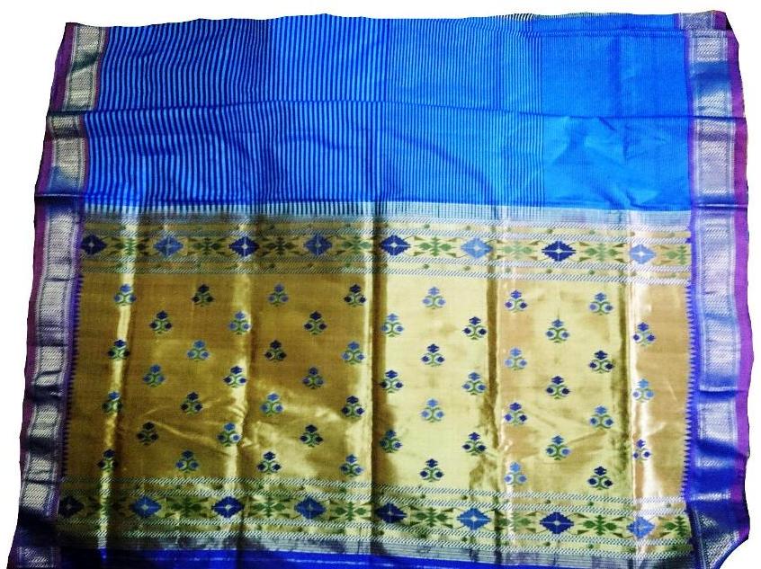 Yeola Paithani Silk Saree Ascending linings