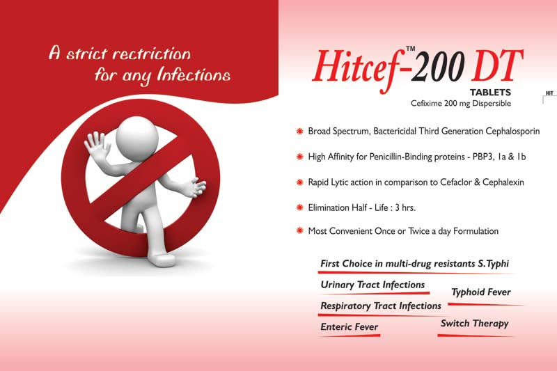 Hitcef-200 Mg DT Tablets