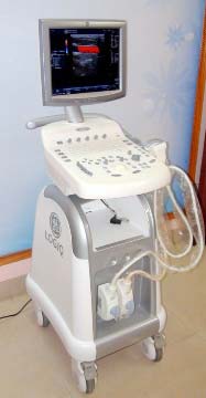 GE Voluson Coloured Ultrasound Machine (LOGIQ P3 PRO)