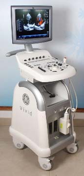 GE Voluson Coloured Ultrasound Machine (VIVID P3)