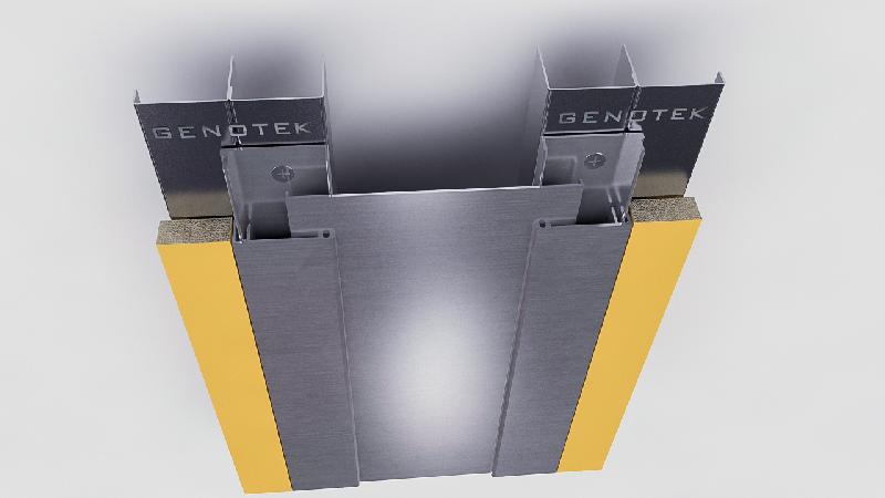GENOTEK -D-3200 - GLIDE PLATE SEISMIC SYSTEM FOR WALLS AND CEILINGS