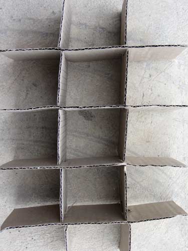 Cardboard Honeycomb Partition