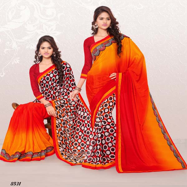 RekhaManiyar Fashions  Designer Reversable Saree 8531