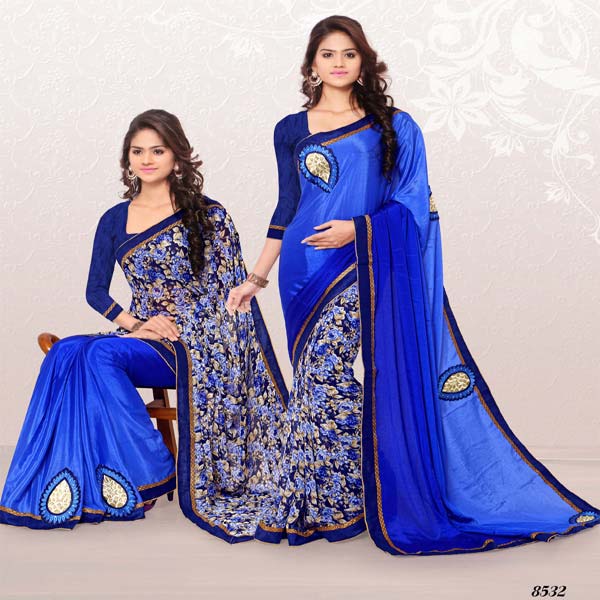 RekhaManiyar Fashions Designer Reversable Saree 8532