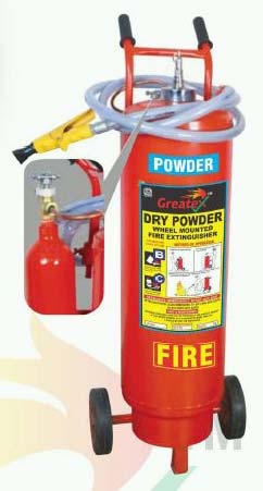 Dry Chemical Powder Trolley Fire Extinguisher