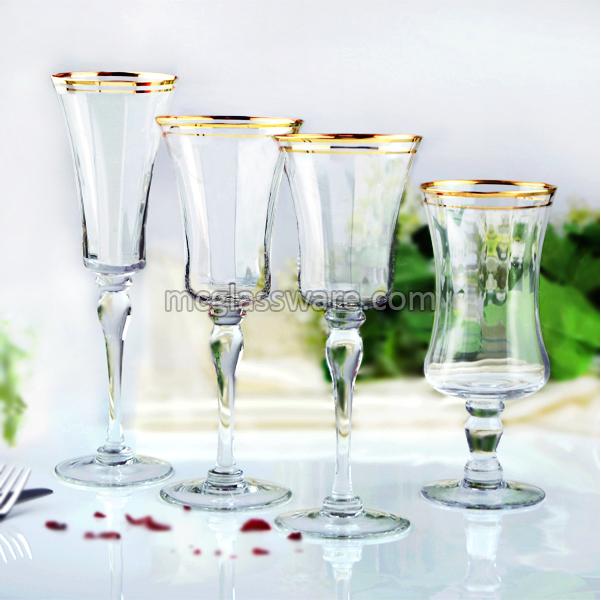 Gold Rimmed Crystal Wine Goblets Manufacturer In Shanxi China By Mc Goblet Gold Rimmed Drinking Glass