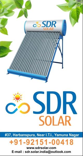 SDR SOLAR WATER HEATER