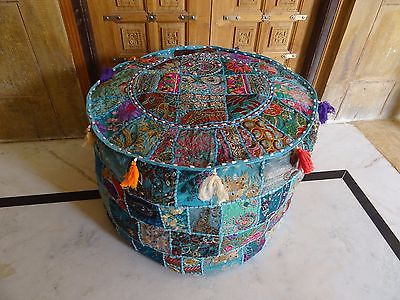 PatchWork Indian Pouf Cover