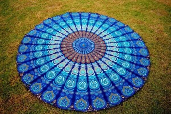 Bohemian Tribal Indian Mandala Handmade Cotton Beach Throw Towel