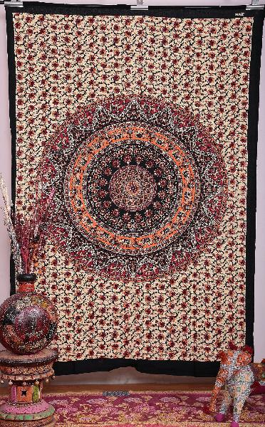 Boho Tapestry Tribal Handmade Cotton Bedspread