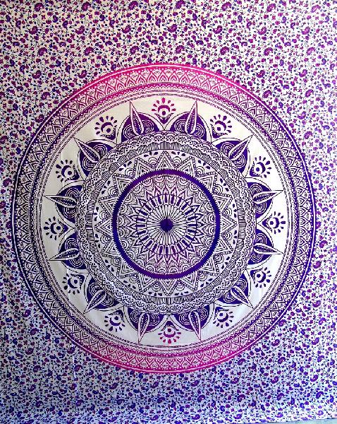 Mandala Tapestry Bohemian Cotton Bedsheet