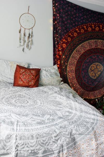Buy Print Indian Mandala Tapestry Duvet Cover From Rajasthan