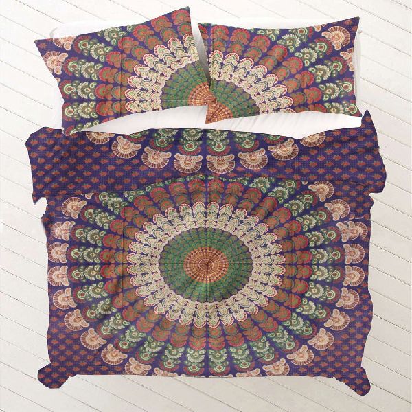 Indian Handmade Mandala Cotton Duvet Cover