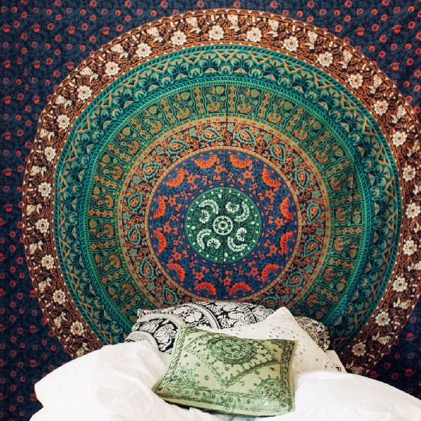 Mandala Cotton Bedspread Wall Hanging Decorative