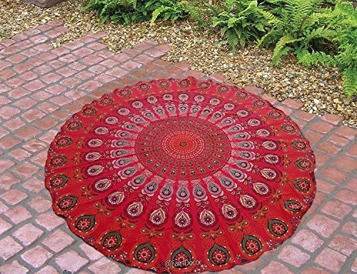 Cotton Mandala Tapestry, Size : 72 Inches