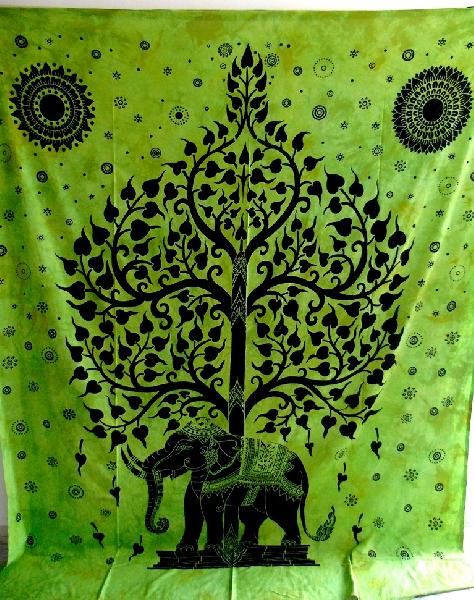 Tree Of Life Indian Mandala Tapestry Beach Throw