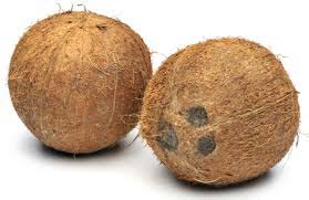 full husked coconuts