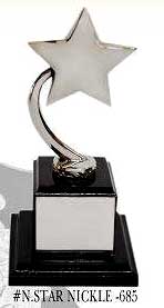 Customized 685N Star Nickel Metal Sports Trophy, Certification : ISI Certified