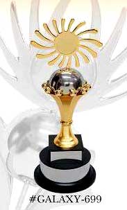 Plain Polished 699-GALAXY Metal Sports Trophy, Style : Antique, Common