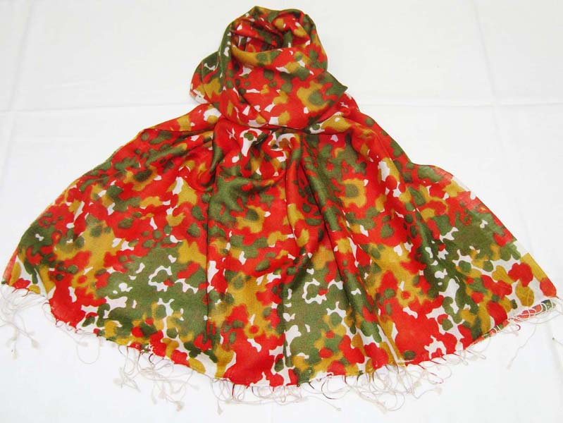 Silk Printed shawls latest design, Color : Assorted