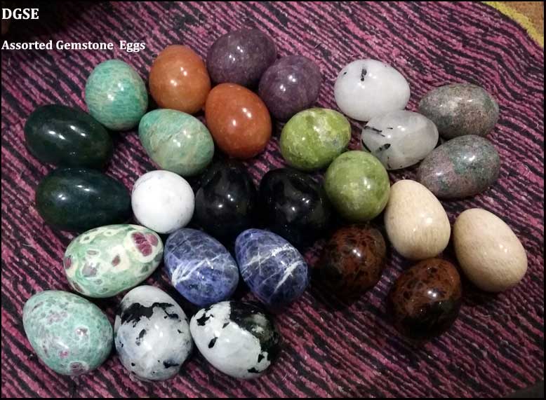 Assorted Gemstone Eggs