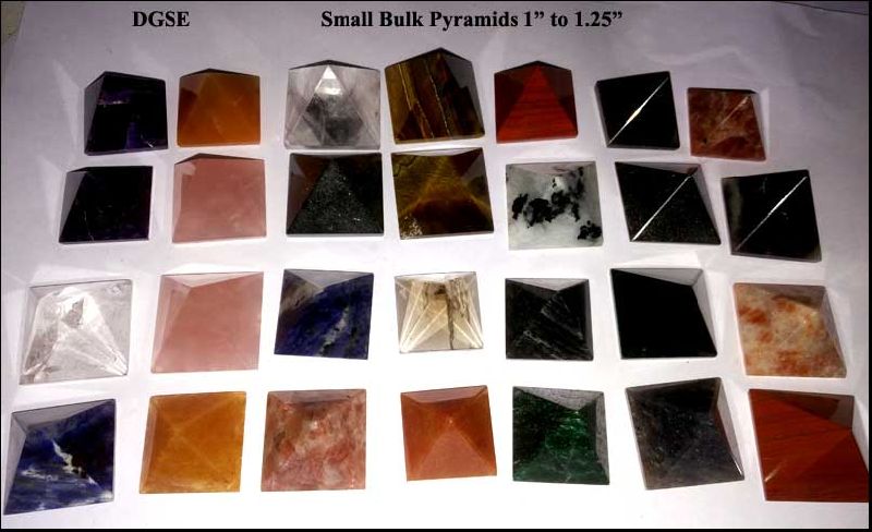 Crystal Gemstone Pyramids