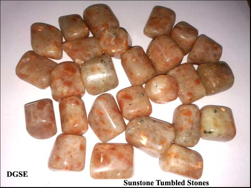 Gemstone Sunstone Tumbled Stones
