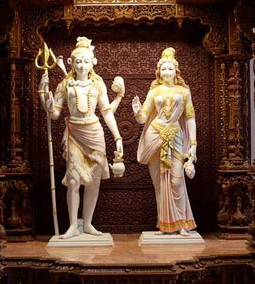 Shiva Parvati Statues