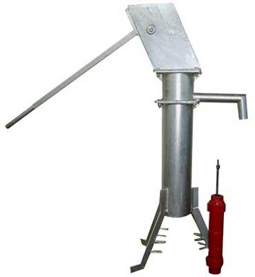 High Pressure Manual Metal India Mark-II Hand Pump, for Ground Water, Color : Silver