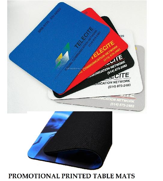 Promotional Printed Rubber Table Mats