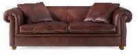 Leather sofa, Color : Brown