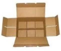Rectangle Cardboard Die Punching Boxes, Pattern : Printed