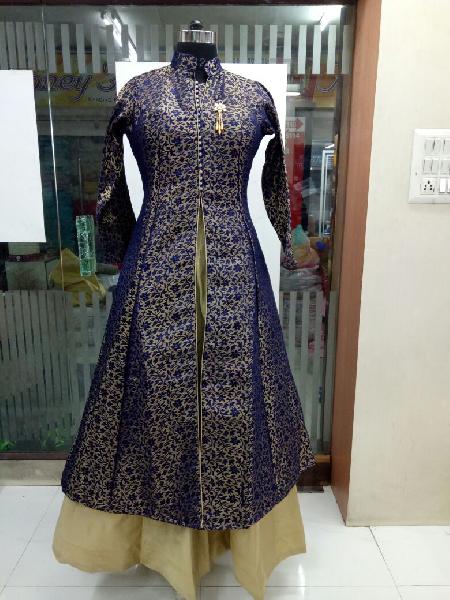 Embroidered Chiffon Ladies Lehenga Suits, Technics : Attractive Pattern