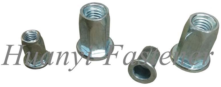 Flat Head Hex Body Rivet Nut