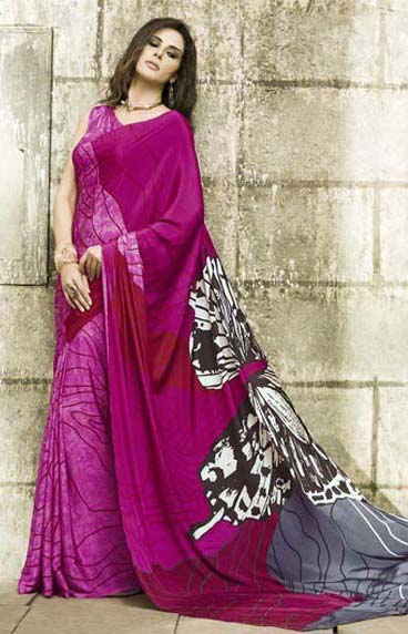 Chiffon Ladies Designer Sarees, Pattern : Plain, Printed, Occasion : Casual Wear, Festive Wear, Wedding Wear